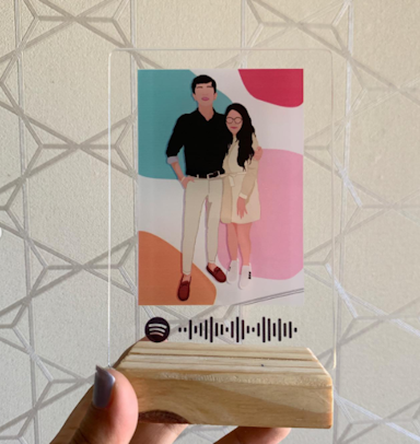 Customisable polaroid plaques🤩 // with stand